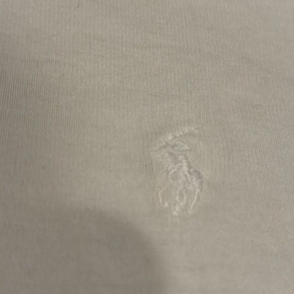VTG Polo by Ralph Lauren white cotton classic tee size XXL new white pony - Picture 5 of 7